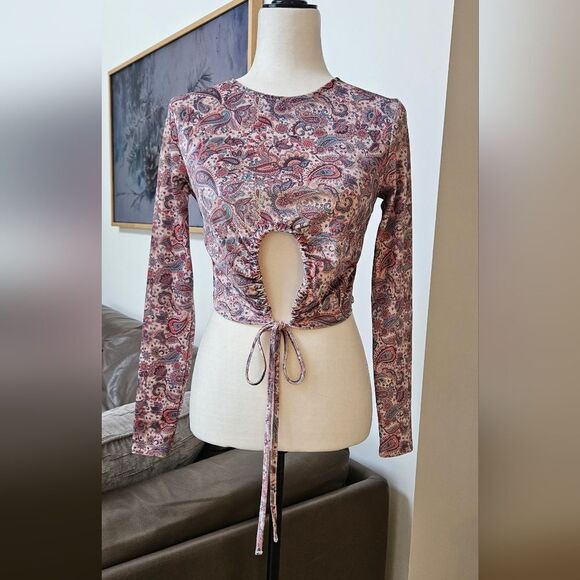 💝Nwt 24 colours velour feel long sleeve crop - Picture 1 of 5